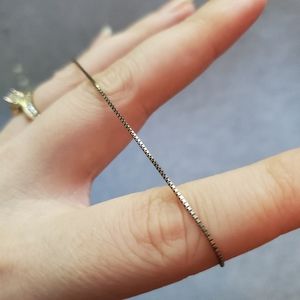 18inch Sterling Silver Box Chain